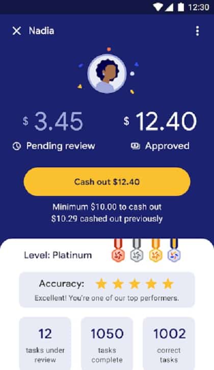 Google-mate-Payout-Page