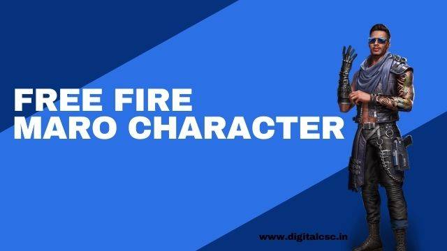 Maro Character in Free Fire