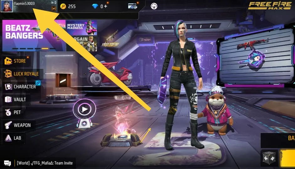 Free Fire MAX Redeem Code